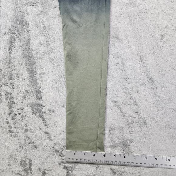 PINK Victoria's Secret Leggings Size XS Black Green Ombre High Waist Spell Out - Picture 11 of 12